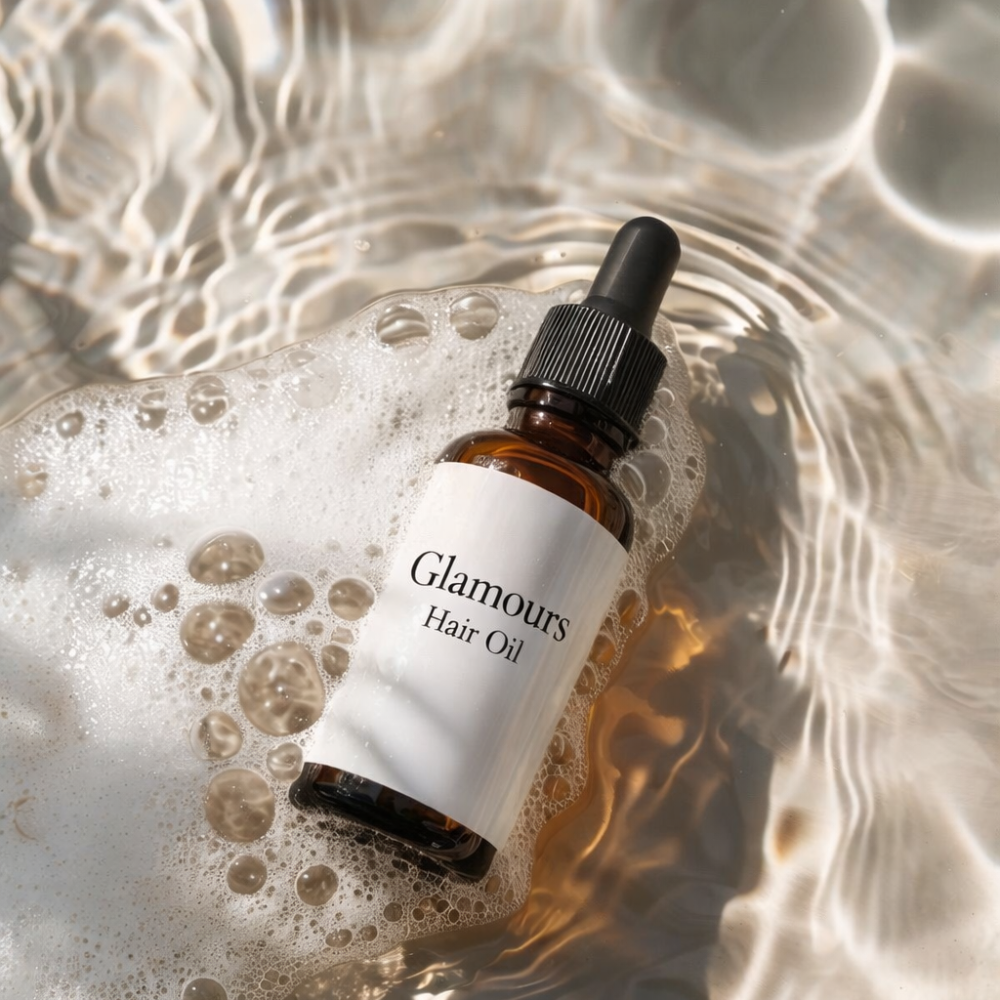 Glamorous hair oil